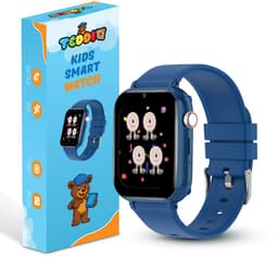 TeddiQ 4G Smartwatch - GPS Kinder Smartwatch - GPS Tracker & Videobellen - Blauw - WhatsApp & Spraakmemo’s - SOS knop - Smartwatch Kinderen — thumbnail 1