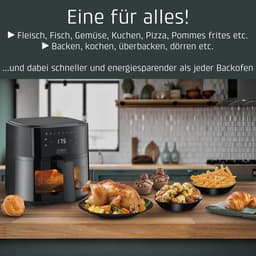 Airfryer XL met Dubbele Kamer - 11 Liter Capaciteit & 10 Programma's — thumbnail 2