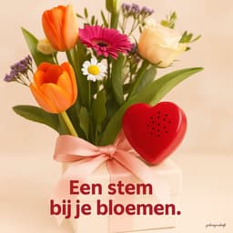 Pratend hartje - Klein - 30 sec. opname - rood — thumbnail 5