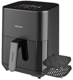 Cecotec Cecofry&Grill Duoheat 4000 Enkel 4 l Vrijstaand 1900 W Heteluchtfriteuse Zwart — thumbnail 3