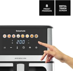 Digitale Airfryer 6,5L met 8 programma’s en Touchscreen — thumbnail 4