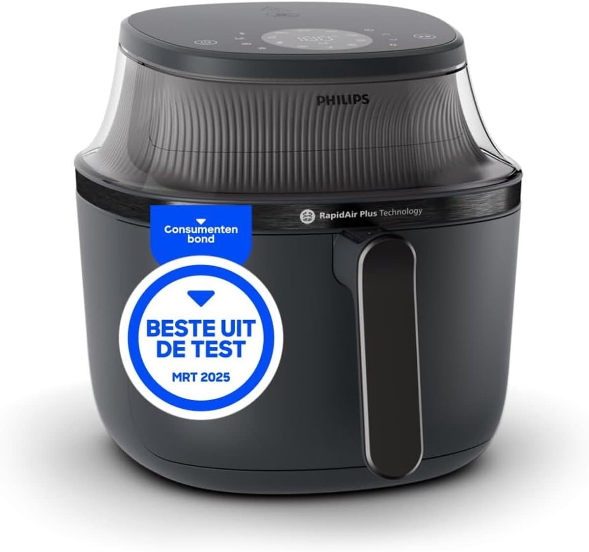 Philips 3000 Series Airfryer - 7,2L - RapidAir Plus - Venster - NA340/00 — afbeelding 1
