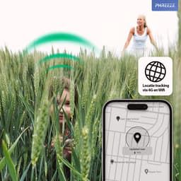 Phreeze Smartwatch Kinderen - GPS Horloge Kind - Kinderhorloge voor Jongen en Meisje - Waterdicht - 4G - Met Simkaart - Belfunctie - Video - Bellen - Spelletjes - Stappenteller - Alarmen - SOS - Zwart — thumbnail 4