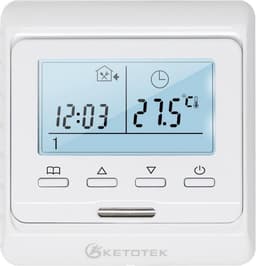 Programmeerbare Digitale Thermostaat voor Elektrische Vloerverwarming met Vloersonde en Weekprogrammering — thumbnail 1