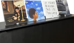 LP Standaard - 3 Stuks - Zwart - Platenhouder - Vinyl rek - LP Display — thumbnail 4