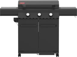 Grill Guru Plancha Gasbarbecue - Zwart - Nitride kookplaat, geschikt voor intensief gebruik - incl regenhoes — thumbnail 1