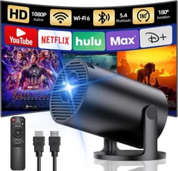 Mini Beamer - Film Projector met Bluetooth - Draagbare Beamer - 4K Kwaliteit — thumbnail 1