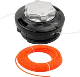 M10 x 1.25 Left Handed Automatische Universele Draad Vervanging Grasmaaier Dual 2 Line Spoelkop met 15m 2.4mm Strimmer String Cord - Tuingereedschap - Accessoires — thumbnail 4