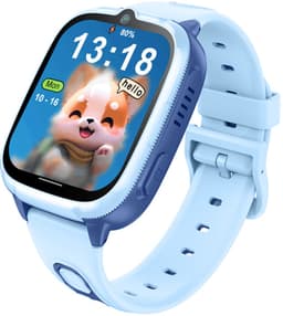 Mayni SmartWatch 4G - Smartwatch Kinderen - GPS Horloge Kind - GPS Tracker - Bellen/Videobellen - SOS - SIM - Waterdicht - Blauw — thumbnail 1