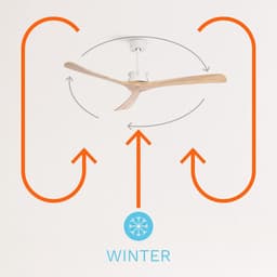 Grote Stille Plafondventilator met 6 Snelheden en Programmeerbare Timer - Perfect voor Ruimtes van 26m² tot 37m² — thumbnail 4