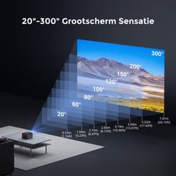 ULTIMEA Poseidon E100 - Slimme Google TV, 4K Home Cinema Projector, Zwart — thumbnail 3