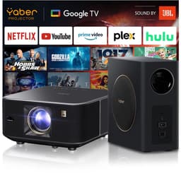 Yaber K3 Pro Smart Beamer met Google TV – Projector met Subwoofer – 1000 ISO Lumen – Full HD 1080P – Sound by JBL & Dolby Audio – Autofocus & Auto Keystone – Wi-Fi 6 – Thuisbioscoop — thumbnail 5