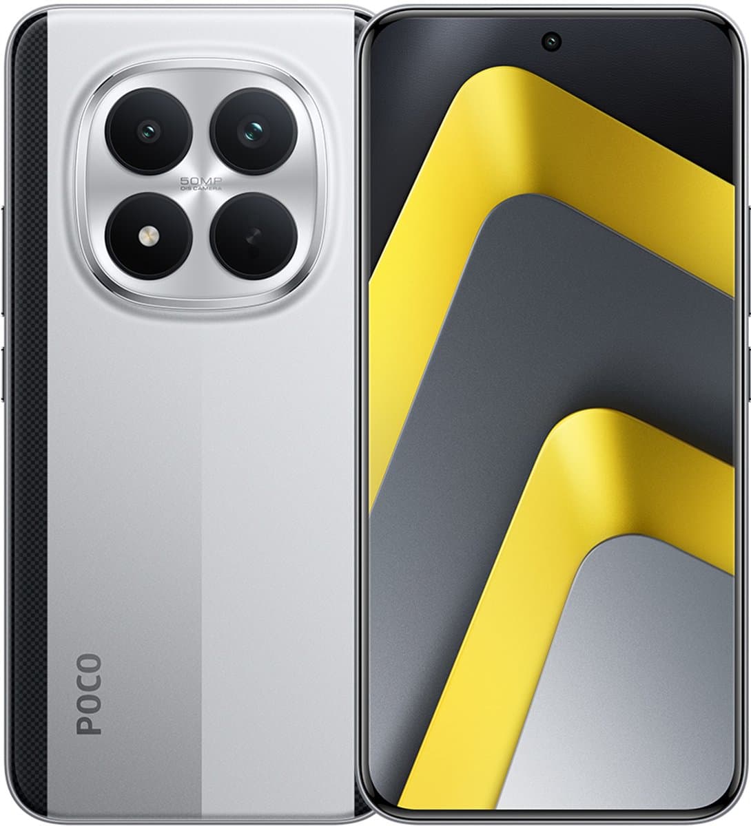 Smartphone-POCO M8 Pro 5G-12GB+512GB-Zilver-Met 100W Oplader — afbeelding 1