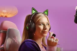Razer gaming-hoofdtelefoon Kraken Kitty V2, zwart, RZ04-04730100-R3M1 — thumbnail 2