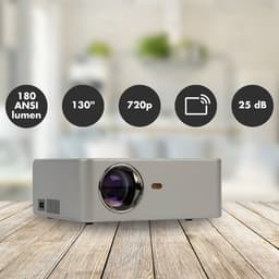 Salora 43BHM2250 - Beamer - Projector - HD - LED - Screen Mirroring - 180 Ansi lumen - Mini Beamer — thumbnail 2
