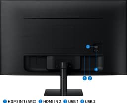 Samsung Smart M5 LS32DM502EUXEN - Full HD Smart Monitor - Apple AirPlay - Tizen - Wi-Fi - Bluetooth - 32 Inch — thumbnail 2