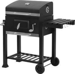 BukkitBow - Houtskoolbarbecue - BBQ van Staal - 2 Grillroosters - 113x45.5x100 cm - Verplaatsbaar — thumbnail 1