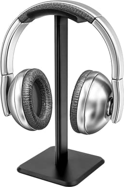 Headset Stand - Headset Houder - Koptelefoon Houder - Aluminium Standaard - Koptelefoon Standaard - Hoofdtelefoon houder - Headphone Stand - Luxe Headset Stand Universeel - Gaming Headset Stand - 24.5cm - Koptelefoon niet inbegrepen! — thumbnail 1