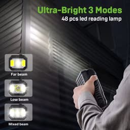 Noodradio - Solar Opwindbaar - 10.000mAh - Solar powerbank - Zonneenergie - Survival Noodpakket - Zaklamp Oplaadbaar - Noodpakket - Noodrantsoen - Zwart — thumbnail 2