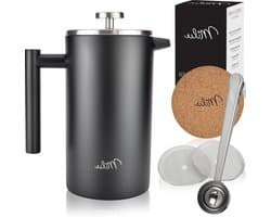 Roestvrij staal handmatige Franse Koffiepers - 350ml (2-Kopjes) - Koffiemachine
