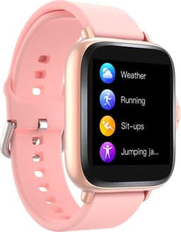 Denver Smartwatch Dames & Heren - Android & iOS - Volledige Belfunctie - Sporthorloge - Hartslagmeter - Stappenteller - Slaapmonitor - Social Media Activiteit - SWC156 - Roze — thumbnail 5