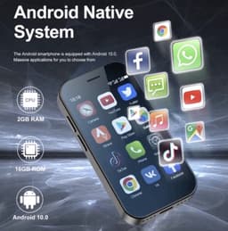 mini smartphone- mobiele telefoon- superkleine -klein -4G -Snelste -mini- gsm -android 10 — thumbnail 3