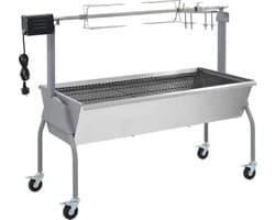 vidaXL Draaispit barbecue met elektrische motor