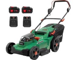 Güde Accu Grasmaaier 430/40-8 Inclusief 2x 4,0 Ah Accu & Lader - 43cm