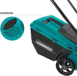 VONROC Accu Grasmaaier 20V – 32 cm maaibreedte - Borstelloze motor - Drie instelbare maai-hoogtes: 30/50/70 mm - Incl. 30L Opvangbak - Incl. 2.0Ah Accu en snellader — thumbnail 3