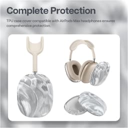 MMOBIEL Beschermhoes voor AirPods Max Hoofdtelefoons – Zachte TPU Oorschelpen Beschermhoes – Anti-Kras Beschermende Cover – Glitter — thumbnail 2