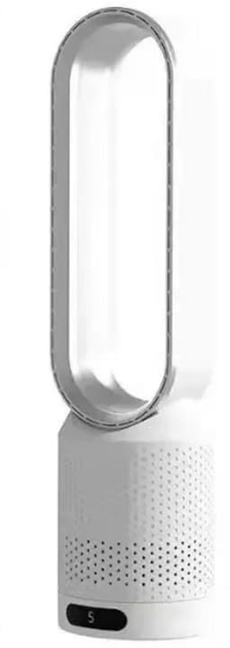 Boleen - Designer Fan - Ventilatoren - Ventilator Staand - Bladloos - Geluids Arm - Met Afstands Bediening - Intiligent - Ideal voor in de Woonkamer - Zilver — thumbnail 1