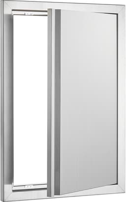 Barbecuedeur, 432 X 610 mm, Enkele Deur voor Buitenkeuken. Roestvrij Staal Inbouw, Verticale Wanddeur met Intrekbare Handgreep, Ideaal voor Barbecue-Eilanden — thumbnail 5