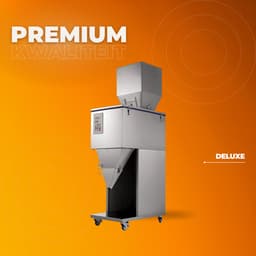 Professionele Vulmachine - Poeder - Keuken - Fijn maler - Pneumatisch - Twee Uitgangen - 100-1000ML - RVS — thumbnail 2