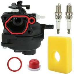 Accessoires voor grasmaaiers - Carburateur van grasmaaiermotor Compatibel met Briggs & Stratton 799583 591160 593261 591110 - Luchtfilter van carburateur — thumbnail 1