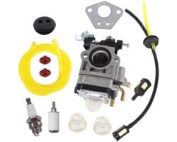 Carburateurset - Buis met pakking - Bougie en brandstoffilter - Voor carburateur grasmaaier 52cc 49cc 43cc