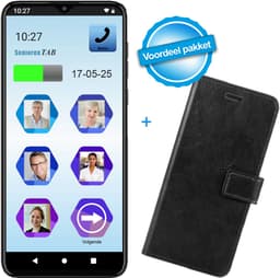 SeniorenTAB Easy Smartphone Voordeelpakket – Eenvoudige Senioren Smartphone – 64GB – Bellen en Beeldbellen via Foto's – Inclusief Beschermhoes — thumbnail 1
