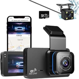 CRLYN® Dashcam voor Auto - Dual - Camerabewaking - Full HD - Zwart — thumbnail 1