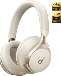 SOUNDCORE Space One A3035G21 On-ear Draadloze hoofdtelefoon met Noise-cancelling Wit — thumbnail 1