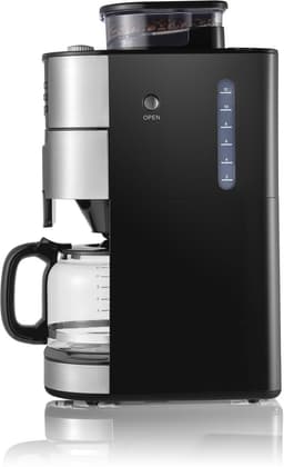 Arzum Brewtime Fresh Grind AR3092-0100 | ZIlver/Zwart - Filterkoffiezetapparaat - Geïntegreerde koffiemolen - 1050W - 1.5 L — thumbnail 3