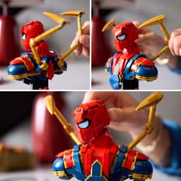 LEGO Marvel - Iron Spider-Man buste Constructiespeelgoed — thumbnail 2