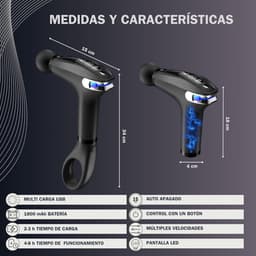 Massage Gun - Professioneel Massage Pistool - Draadloos Massage Apparaat Opzetstukken- Krachtige Spierontspanning - Ideaal voor Sport en Relax — thumbnail 5