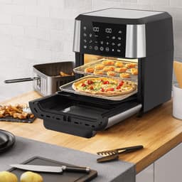 Sinaopus XL Airfryer & Mini Oven in één – 11L Extra Grote Capaciteit – Inclusief 4 Accessoires – 12 Voorgeprogrammeerde Functies – LED Display – Makkelijk te Reinigen — thumbnail 2