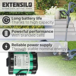 Accu voor grasmaaier - Compatibel met Automower 105, 305 - 2500mAh Li-Ion 18V — thumbnail 4