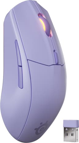 SteelSeries Rival 3 Wireless Gen 2 Draadloze Gamingmuis - Lavender - 2.4Ghz & Bluetooth - 18.000 DPI - 200 uur accu — thumbnail 1