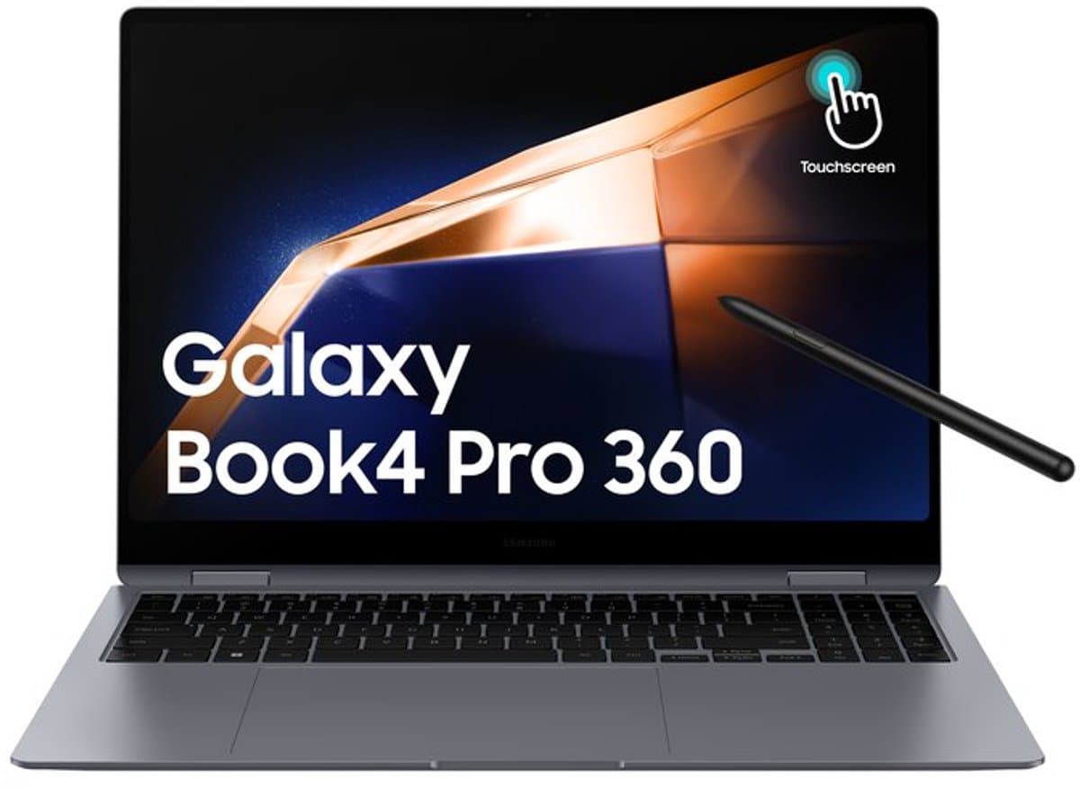 SAMSUNG Galaxy Book4 Pro 360 Grijs - 16 inch - Intel Core Ultra 7 - 16 GB - 512 GB — afbeelding 1