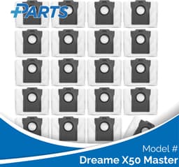 Dreame X50 Master Stofzakken (20 Stuks, Plus.Parts® alternatief voor RDB8) — thumbnail 1
