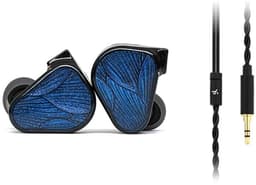Truthear x Crinacle Zero: BLUE - In-Ear Monitors - IEM - Gaming oortjes - Oordoppen - Verwisselbare Kabel - Ergonomisch Design - Blauw — thumbnail 3