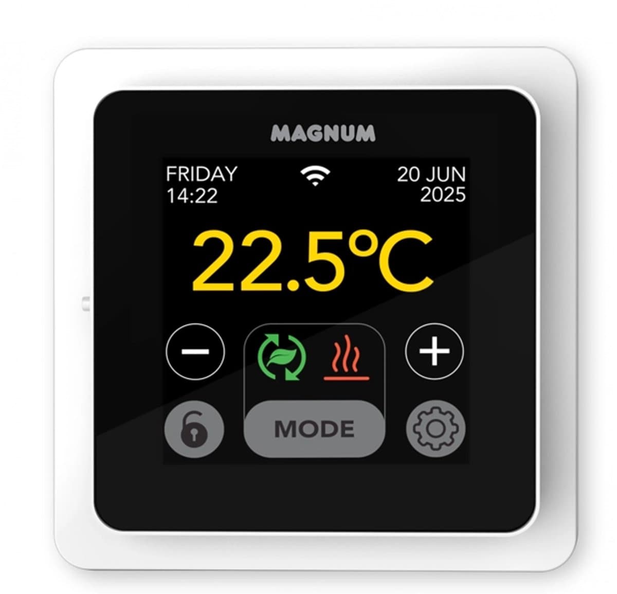 MAGNUM MRC² WiFi-klokthermostaat | RAL 9010 (Polar wit) — afbeelding 1
