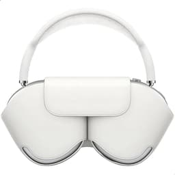 Ainy - Wit Case Accessoires - Koptelefoon hoes geschikt voor Apple Airpods Max | Zacht Polyester Siliconen Syntetisch Leer materiaal | Magneet sluitingen — thumbnail 1