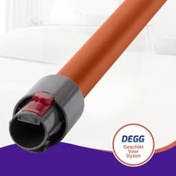 DEGG - 2-Delige stofzuiger set - Geschikt voor Dyson - Stofzuigermond + Steel (oranje/koper) - Passend op: V11, V15, V7, V8 en V10 — thumbnail 3